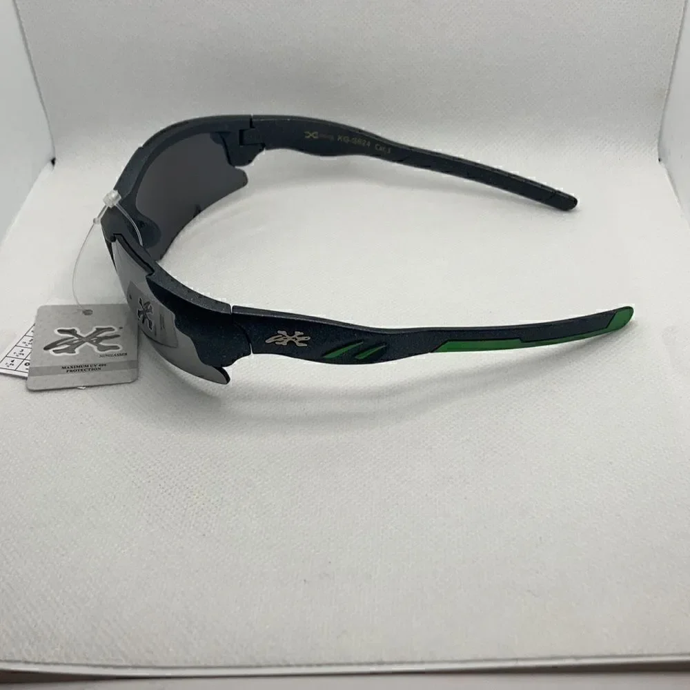 X-Loop Boys Wrap Mirrored Lens Suglasses